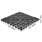 12-Pack Interlocking PVC Drainage Floor Tiles 12x12 Inch, Non-Slip Modular Mats for Bathroom, Kitchen & Pool, Black