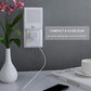 Plug-In Motion Sensor LED Night Light, Dimmable Warm White, for Hallways and Stairs