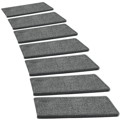 Non-Slip Carpet Stair Treads, 30 x 9.5 Inch Self-Adhesive Washable Indoor Stair Mats for Wooden Steps, Multiple Pack Sizes