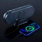 8.8-Inch LED Projection Alarm Clock with 180° Projector, Mirror Display, Dual Alarms, Snooze, Temperature & USB Charging