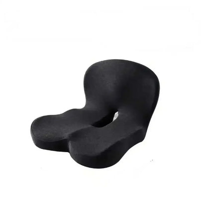 L-Shaped Memory Foam Seat Cushion – Coccyx & Hip Pressure Relief Chair Pad with Fixing Strap for Car, Office, Gaming & Truck