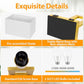 Touch Control Table Lamps Set of 2, 3 Color Temperatures, Stepless Dimming, Dual USB Ports and AC Outlet, Modern Bedside Lighting