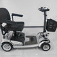 4-Wheel Electric Mobility Scooter for Adults, 20Ah Removable Battery, Heavy-Duty Design, Foldable Travel Scooter, Silver