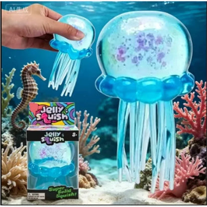 Jellyfish Squishy Mystery Blind Box, Sensory Squeeze Stress Ball & Office Desk Toy