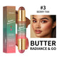 Double-Ended Blush and Bronzer Stick, Moisturizing Buildable Color, Natural Finish Face Makeup