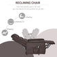 Power Lift Recliner Chair with Vibration Massage, Fabric Upholstered Electric Stand Assist Chair with Remote Control & Side Pockets – Brown