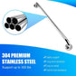 Stainless Steel Bathroom Grab Bar – Anti-Slip Shower Safety Handrail, 30/40/50/60cm