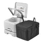 Portable Camping Toilet with Pressurized Flush – Leak-Proof & Odor-Reducing Porta Potty for RV, Travel & Outdoor Use