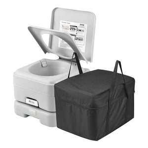 Portable Camping Toilet with Pressurized Flush – Leak-Proof & Odor-Reducing Porta Potty for RV, Travel & Outdoor Use