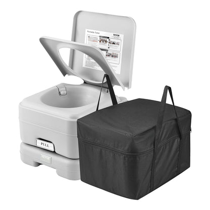 Portable Camping Toilet with Pressurized Flush – Leak-Proof & Odor-Reducing Porta Potty for RV, Travel & Outdoor Use