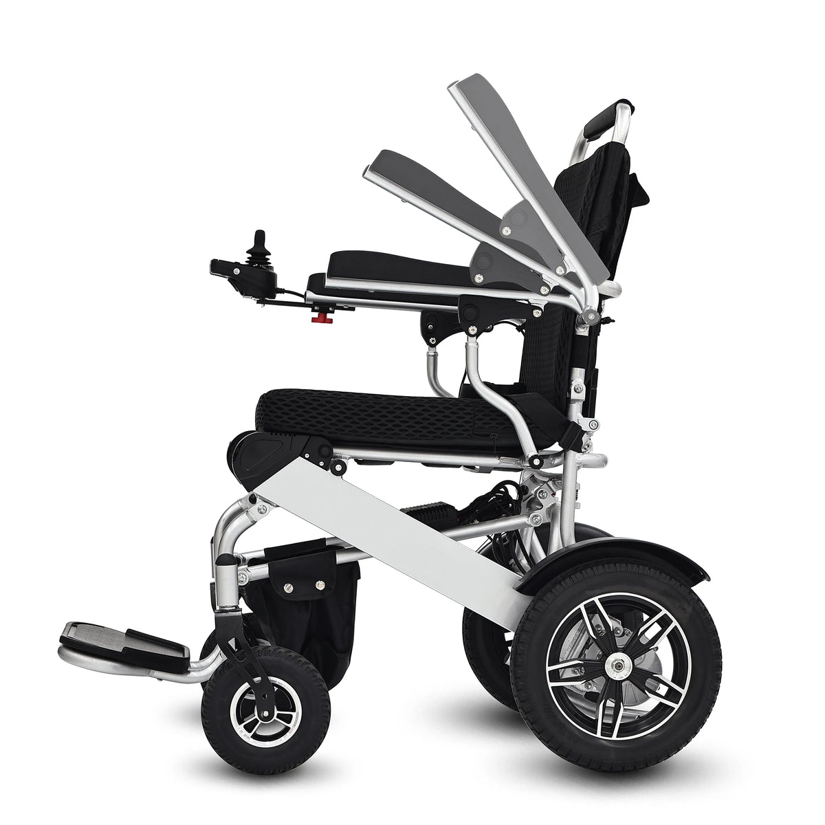 High Quality Portable Aluminum Alloy Electric Wheelchair Foldable Design for Rehabilitation Therapy Supplies Walker & Rollator
