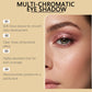 Rose Gold Shimmer Eyeshadow Palette, Natural Glow Eye Makeup, Portable Compact for Travel