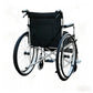 Lightweight Foldable Manual Wheelchair with 24-Inch Wheels and Toilet Function