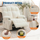 350 lb Massage Recliner Chair with Heat, Full-Body Vibration Massage, Cup Holders & Terry Cloth Upholstery