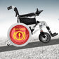 Foldable Carbon Steel Electric Wheelchair with Large Wire Wheels