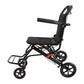 Ultra-Lightweight Foldable Transport Wheelchair – Portable Travel Chair with Handbrakes, 220 lbs Capacity