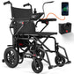 Lightweight Foldable Electric Wheelchair with 360W Dual Motor for Adults