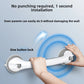 17-Inch No-Drill Bathroom Safety Grab Bar – Anti-Slip Shower Support Handle & Footrest