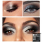 Smoky Eyeshadow Palette, Matte, Pearlescent & Fine Glitter Shades, Silky Blendable Eye Makeup