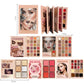 Book-Style Eyeshadow Palette, 76/91/117 Colors, Matte, Shimmer and Glitter Finishes