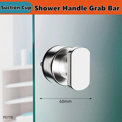 Suction Shower Grab Bar – Bathroom Safety Handle for Bathtub, Seniors & Elderly