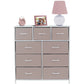 9-Drawer Nightstand Chest, Bedside Storage Dresser & Organizer for Bedroom, Home Office and Living Room