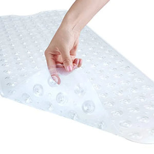 Extra Large Non-Slip Bathtub & Shower Mat 40x16 Inch, Machine Washable Bath Safety Mat with Suction Cups