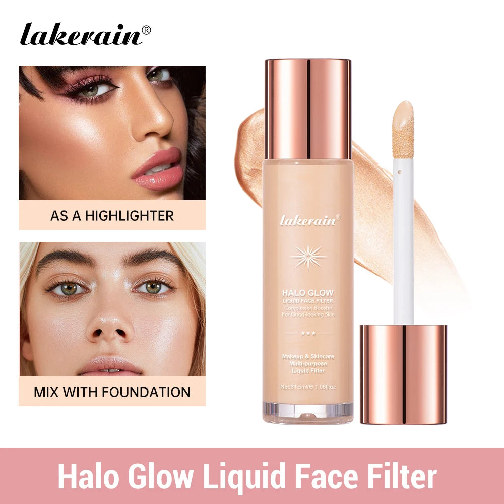 Liquid Face Illuminator and Highlighter, Pearlescent Shimmer for a Radiant Glow, 31.5ml