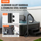 360° Rotating Hot Tub Handrail – Height Adjustable Spa Safety Rail with Slide-Under Mount Base for Indoor & Outdoor Use