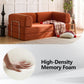 Folding Modular Sofa Bed – Convertible Corduroy Floor Couch & Lounge Mattress for Living Room, Bedroom & Guest Room