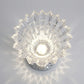 Crystal Vase LED Table Lamp with Touch Switch and Built-In Battery, Warm Glow Bedside Accent Light