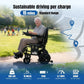 36lbs Ultralight Foldable Electric Wheelchair with 15 Mile Range