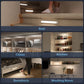 Rechargeable LED Motion Sensor Light, USB-C Wireless Magnetic Cabinet Lamp for Kitchen, Closet, Bedroom & Stairs