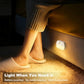 Motion Sensor LED Night Light, Battery Operated, Stick-On, Dusk-to-Dawn Sensor, 3000K Warm White, 20 Lumens, 0.5W