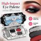 6-Piece Eye Makeup Set with Matte & Shimmer Eyeshadow Palette, Eyebrow Pen, 2 Brushes, Gel Eyeliner & Mascara Primer