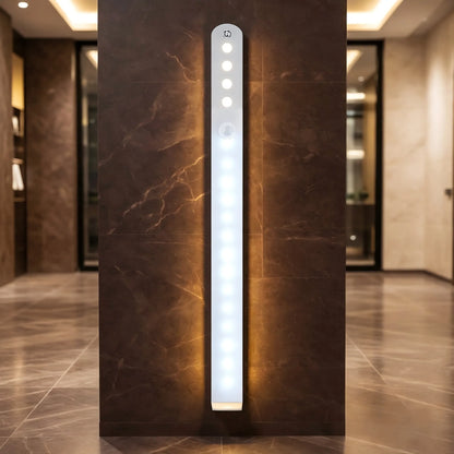 Wireless LED Motion Sensor Night Light, USB Rechargeable Magnetic Light for Closet, Stairs, Kitchen Cabinets & Wardrobe