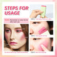 Orange Cream Blush Stick, Moisturizing, Long-Lasting & Waterproof, Twist-Up Design
