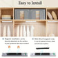 Rechargeable Motion Sensor Under Cabinet LED Lights, 2 Light Colors, 1/3/5/6-Pack
