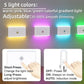 Rechargeable LED Motion Sensor Night Light, USB Charging Color-Changing Ambient Lamp for Bedroom, Hallway & Living Room
