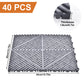 40-Pack Heavy Duty Interlocking Garage Floor Tiles 15.7x15.7 Inch, Non-Slip Modular Flooring Mats, 6000 lb Capacity