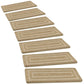 Non-Slip Carpet Stair Treads, 30 x 9.5 Inch Self-Adhesive Washable Indoor Stair Mats for Wooden Steps, Multiple Pack Sizes