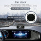 Solar Powered Car Digital Clock with Anti-Drowsiness Driving Reminder, Thermometer, LED Night Light, 6 Alarm Modes & USB Charging
