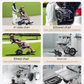 Ultra-Light Portable Folding Travel Wheelchair for Children and Elderly