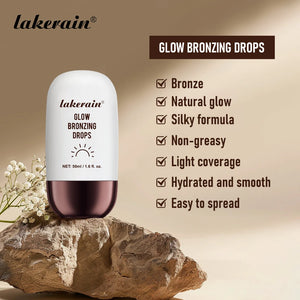Liquid Bronzing Drops, Blendable Shimmer Bronzer and Face Illuminator, 4 Shades Available