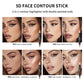 Dual-Ended Contour and Highlighter Stick, Cream Face Makeup for Nose and Cheek Definition