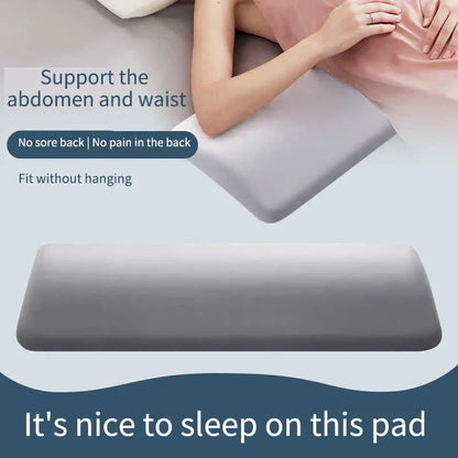 Memory Foam Lumbar Support Pillow for Sleeping – Lower Back & Waist Support Cushion for Bed, Side & Back Sleepers