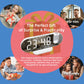 8.8-Inch LED Projection Alarm Clock with 180° Ceiling Projector, Dual Alarms, USB Charging, Temperature & Adjustable Brightness