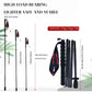 Ultra-Light Carbon Fiber Foldable Trekking Poles – 5-Section Hiking Sticks with EVA Grip, 2-Pack