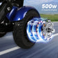 4-Wheel Mobility Scooter for Seniors – 500W Dual Motor, 36V 18Ah Battery, 14" Tires, Disc Brakes, Outdoor Electric Scooter