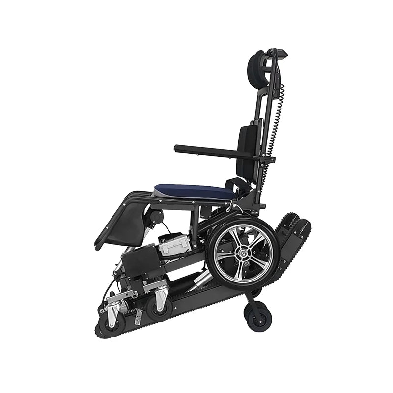 Electric Auto Stair Climbing Wheelchair with Rubber Track